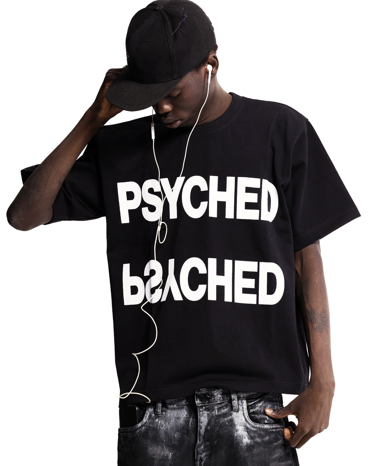 "PSYCHED"  T-SHIRT