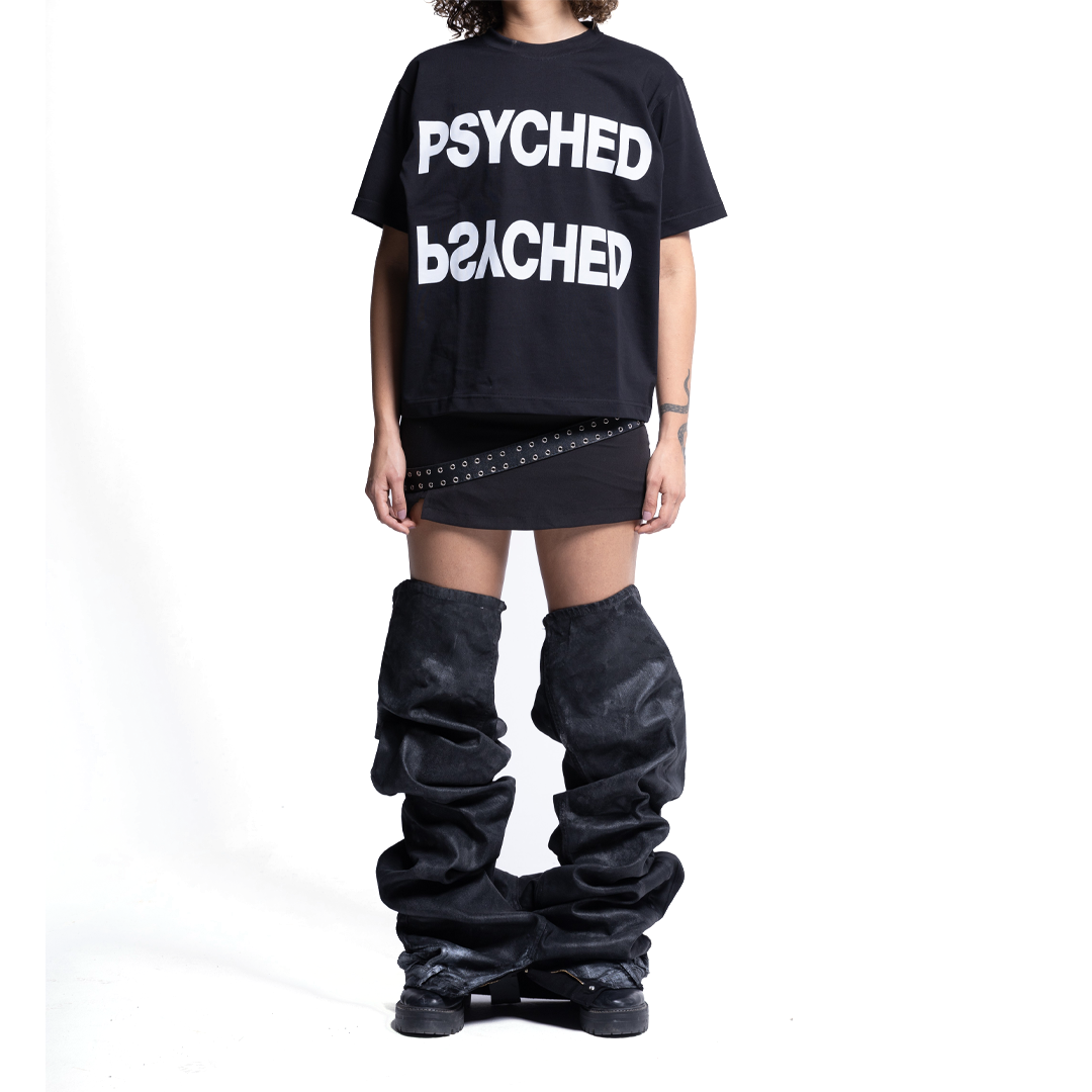"PSYCHED"  T-SHIRT